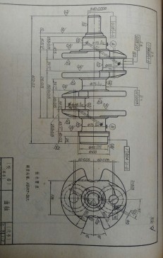 二缸发动机曲轴建模437413