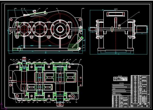 二级直齿圆柱齿轮减速机设计书与图纸899287