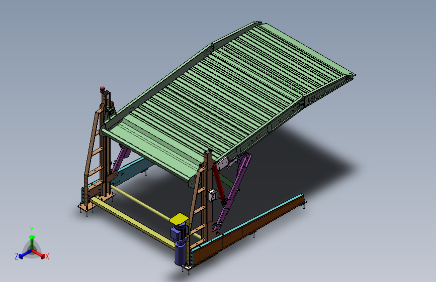 俯仰式停车设备三维模型537233