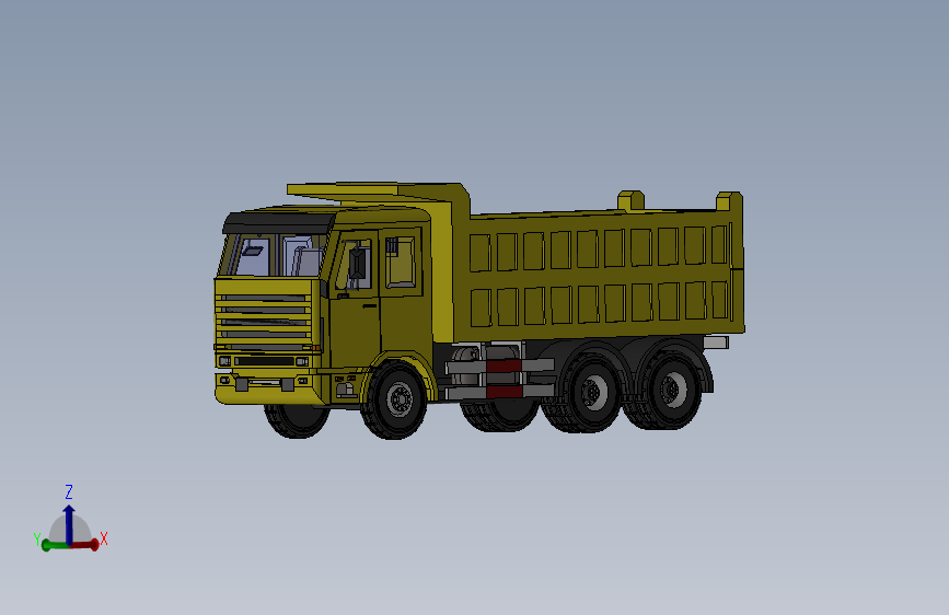 工程卡车模型409157