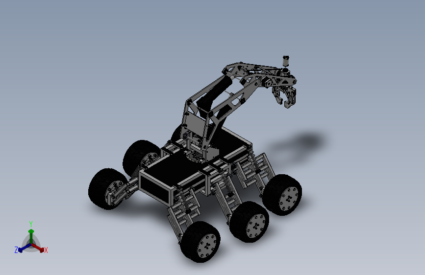 火星漫游车（机器人）设计模型210435