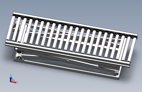 剪刀叉升降滚筒线393663