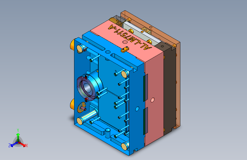 经典手机中框压铸模具826761