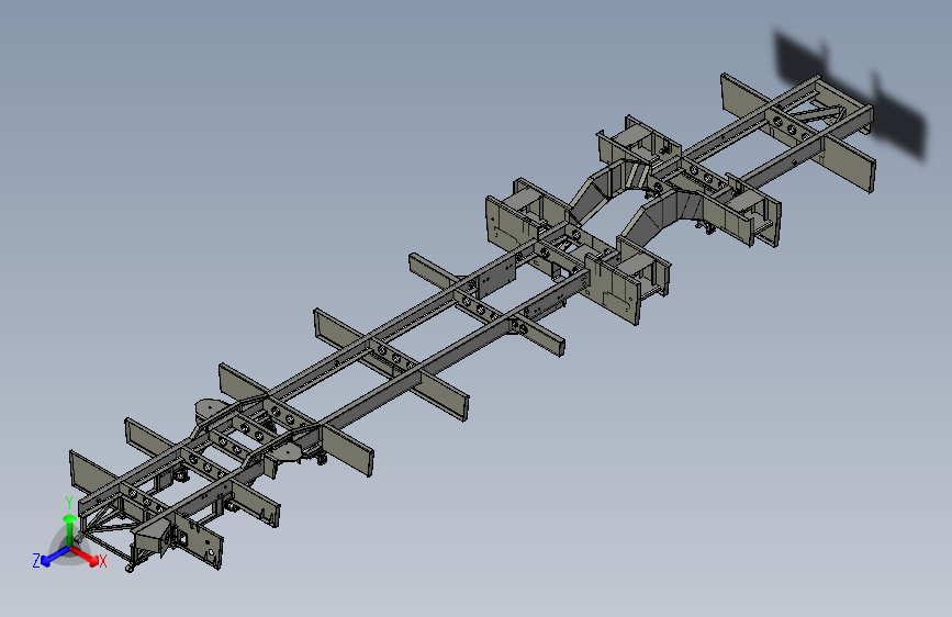 客车车架-焊接金属结构1186237