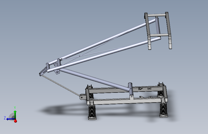 矿用机车集电弓模型632369
