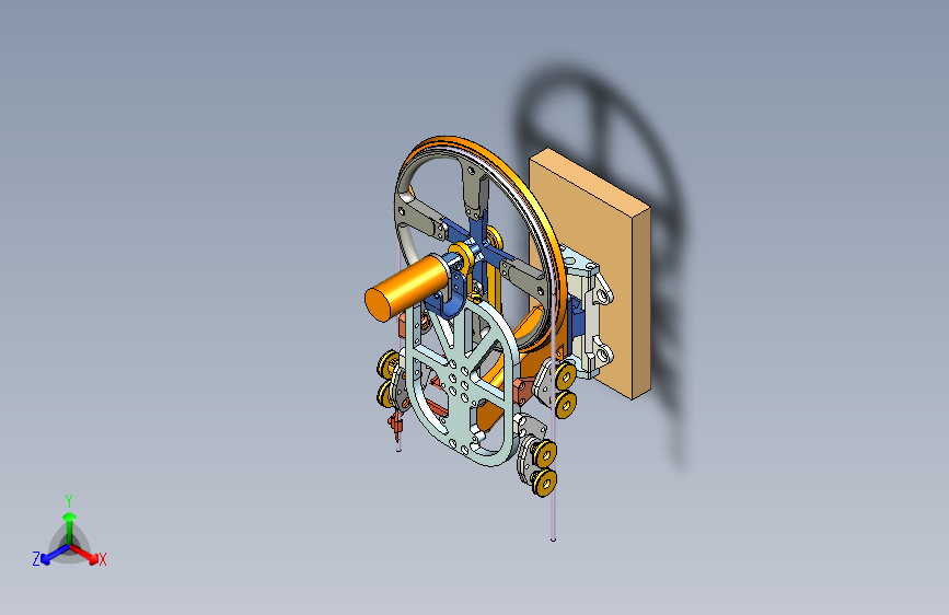 缆车旋转换向模块设计模型1676553