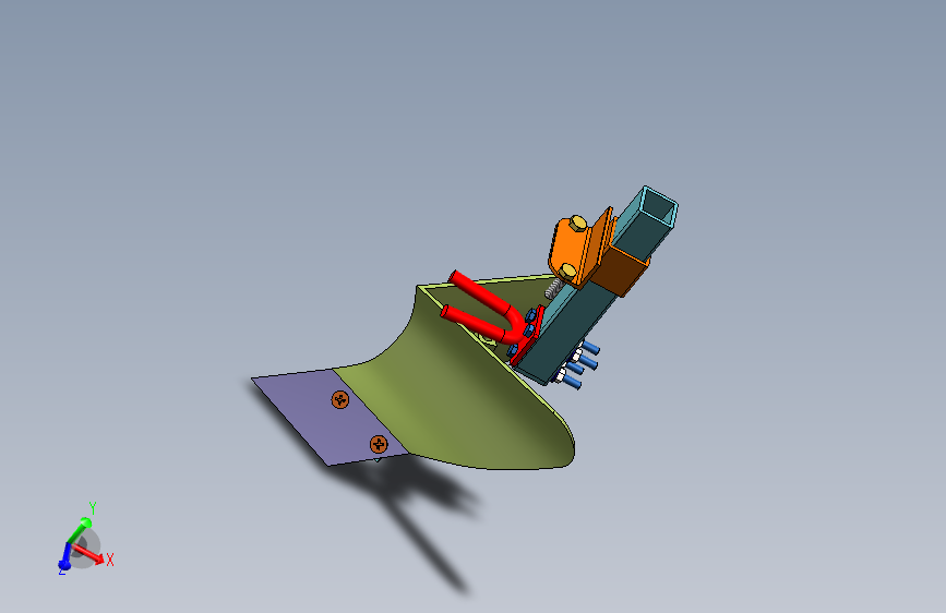犁沟起垄开沟器1728705