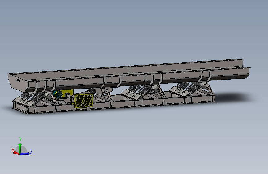 连杆摆臂振动输送床597334