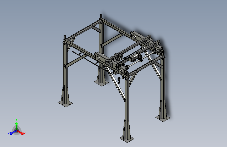 龙门吊车模型1233093