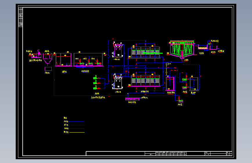 某啤酒废水处理流程 779661