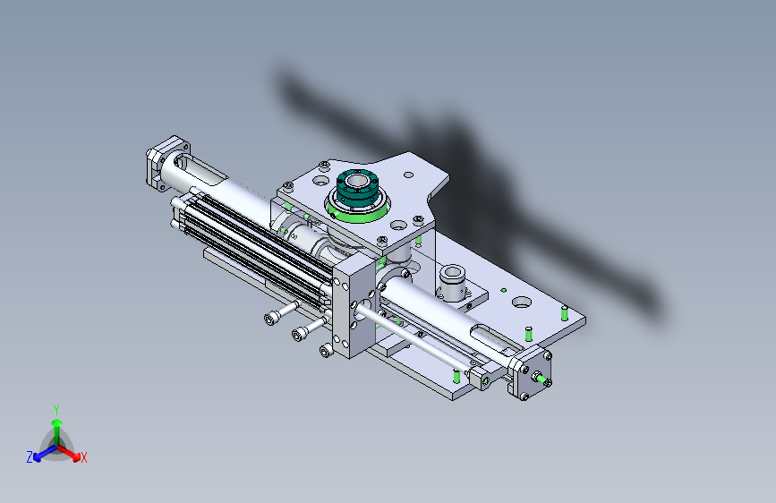 气缸齿轮齿条机构536122