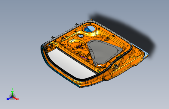汽车车门总成611705