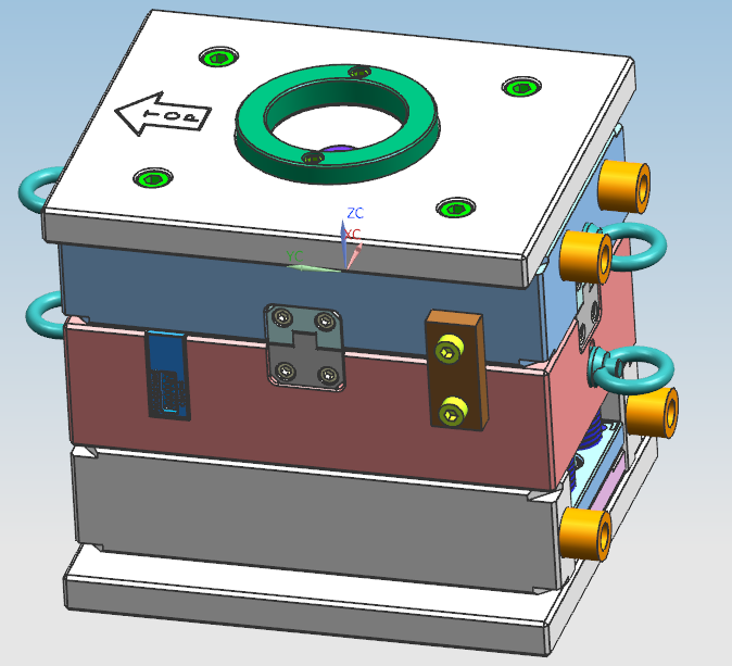 汽车空调百叶连杆模具632033