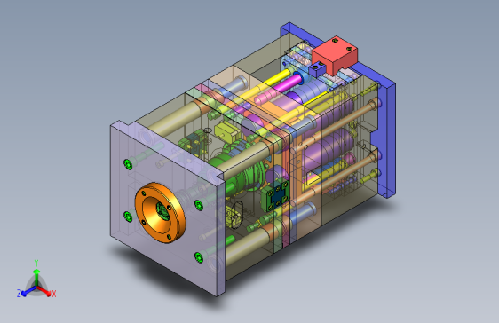 全倒扣旋盖模具3D 663235