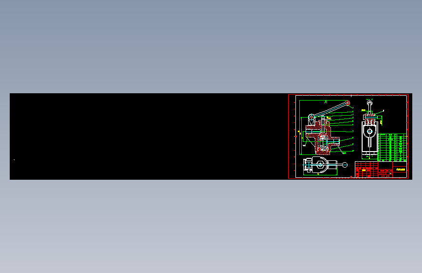 手压阀CAD总图475442