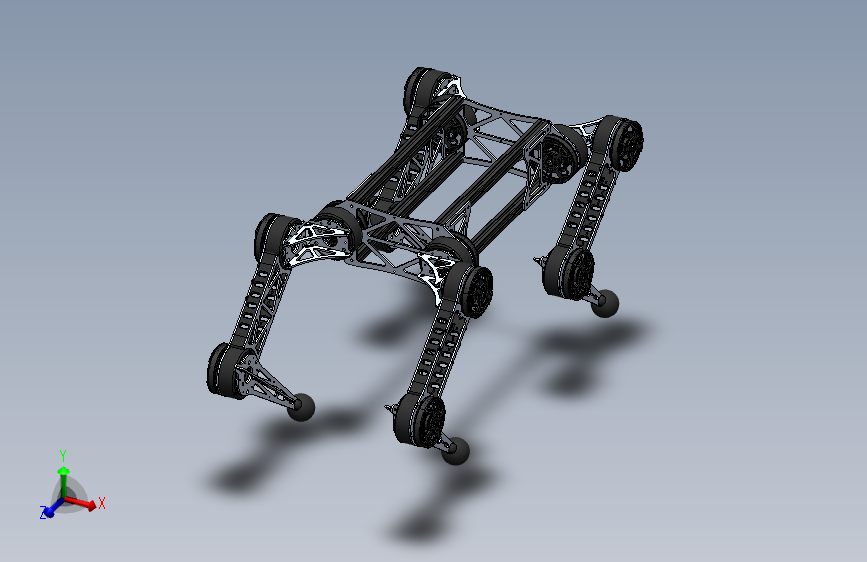四足行走机器人模型设计1165472