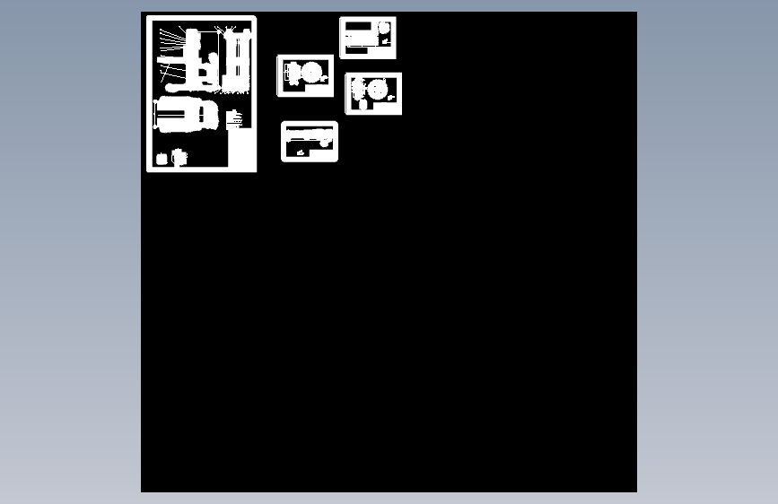 微型电动叉车cad模型401524