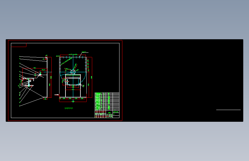 卧式螺带混合机图纸 107868