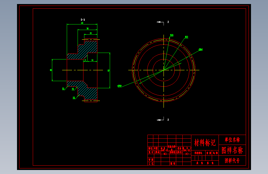 巷道堆垛机卷筒机构图621852