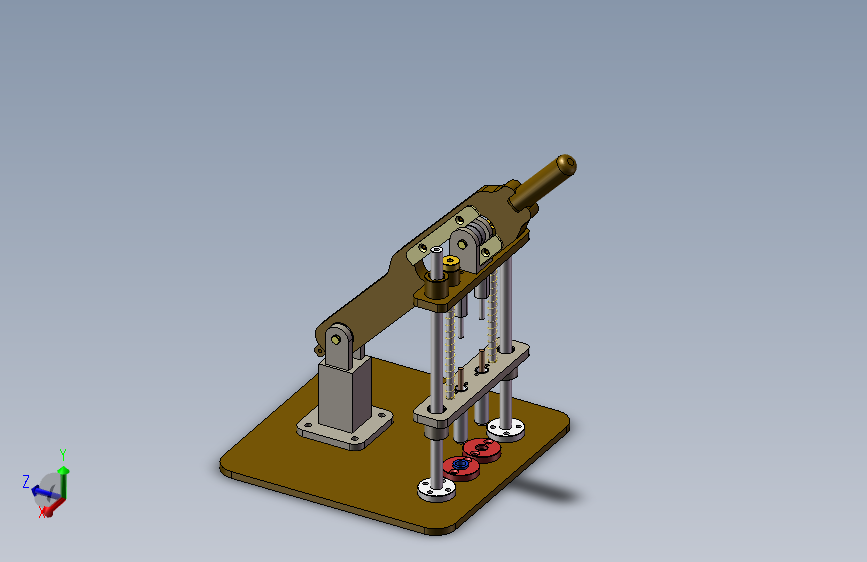 小型压力机设计模型68617