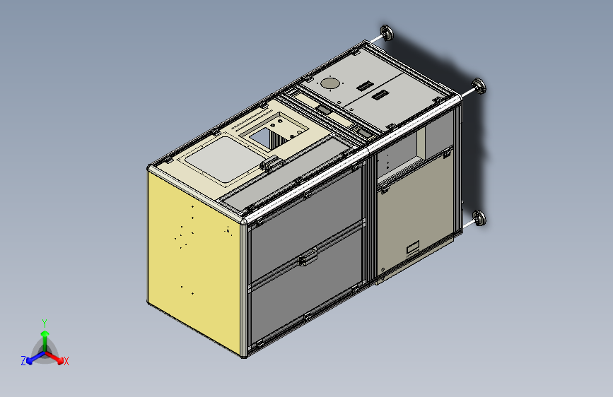 型材机架箱体设计模型1736898