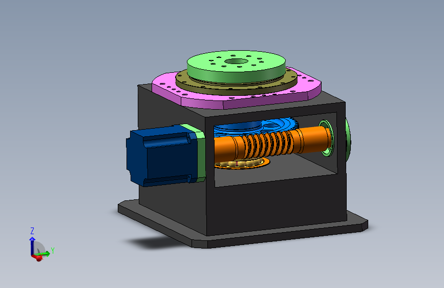 旋转涡轮蜗杆传动1608656