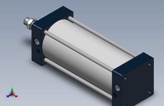 亚德客标准气缸SC100X25-SC100X1000 236199