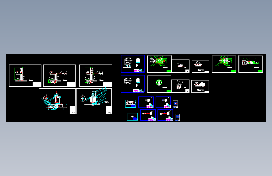 液压上料机械手CAD图集 1283301