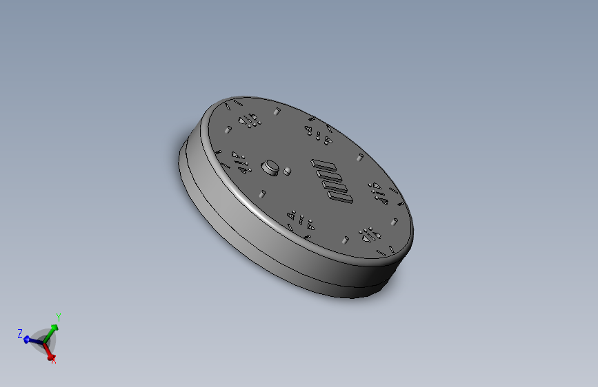 圆形插排 三维及二维图498688