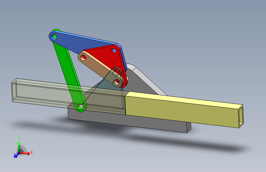 折弯机构六连杆机构折叠机构（含动画 1390990