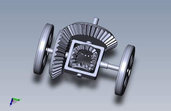 锥齿轮组模型1630872