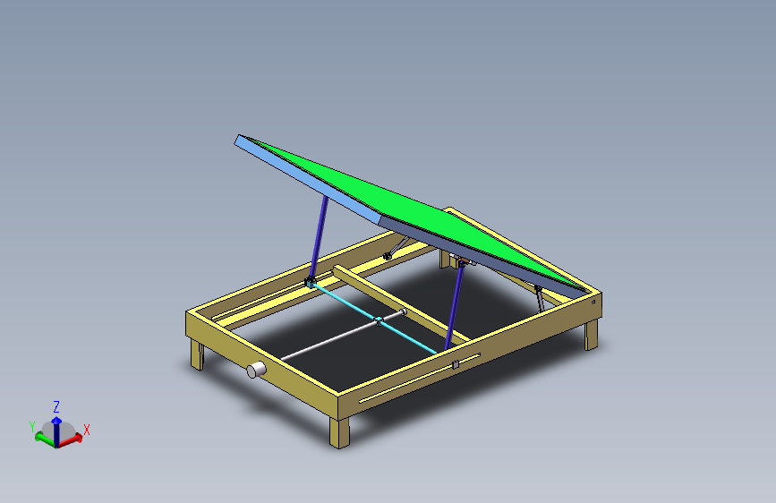自动收缩的太阳能板支架1565630