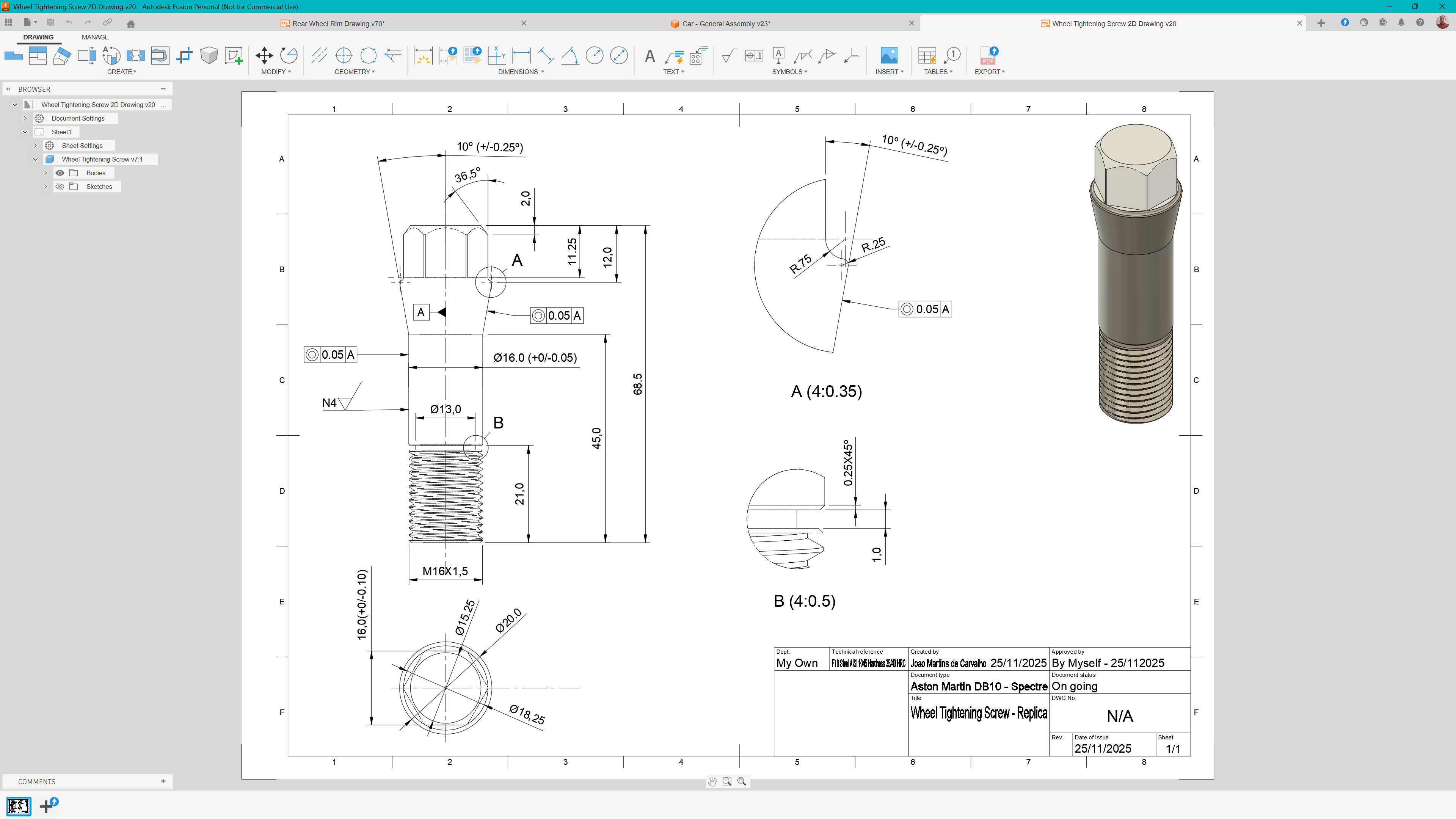 阿斯顿马丁DB10幽灵 - 复制品
