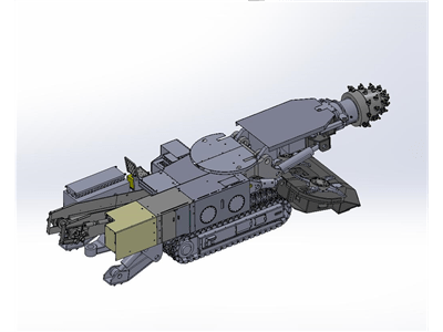 EBZ200悬臂式掘进机三维SW模型及工程图