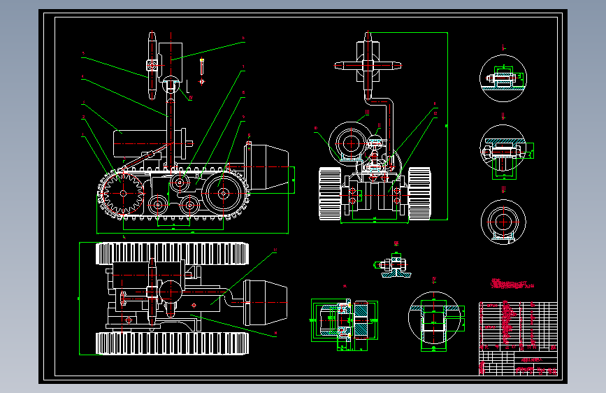 油罐清洗机器人图纸524902