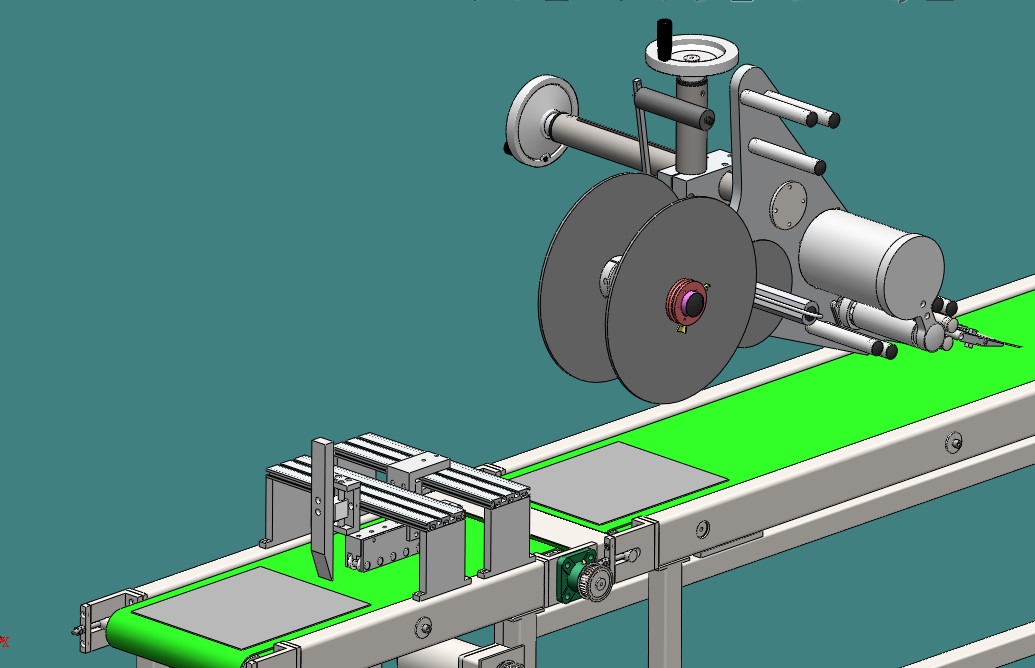 全自动贴标机装配图1648780