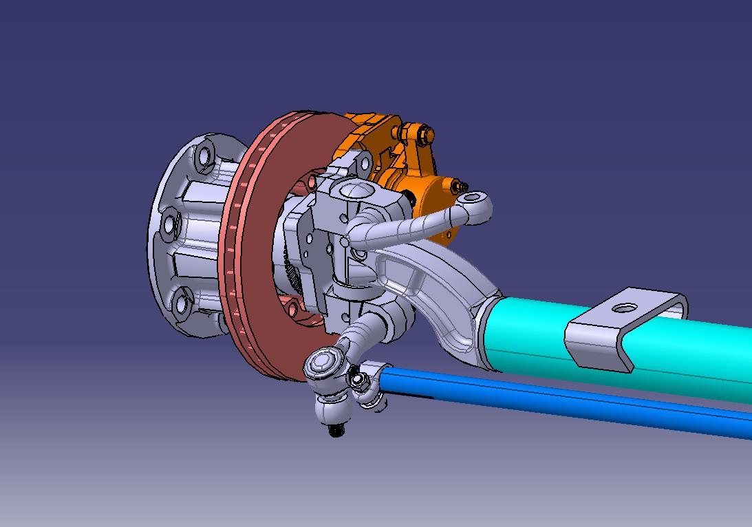 汽车转向桥结构1009111
