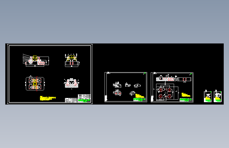 气动夹具图854050