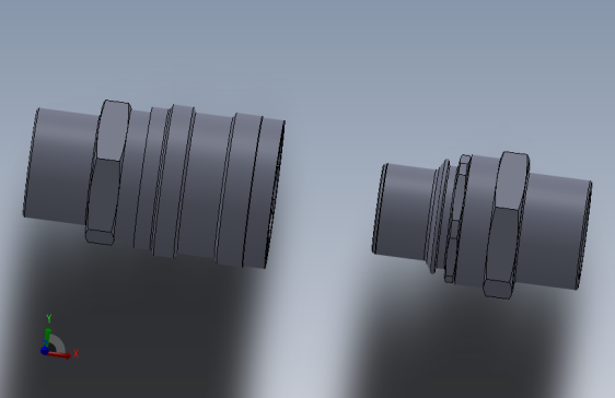 平头快速接头1627890