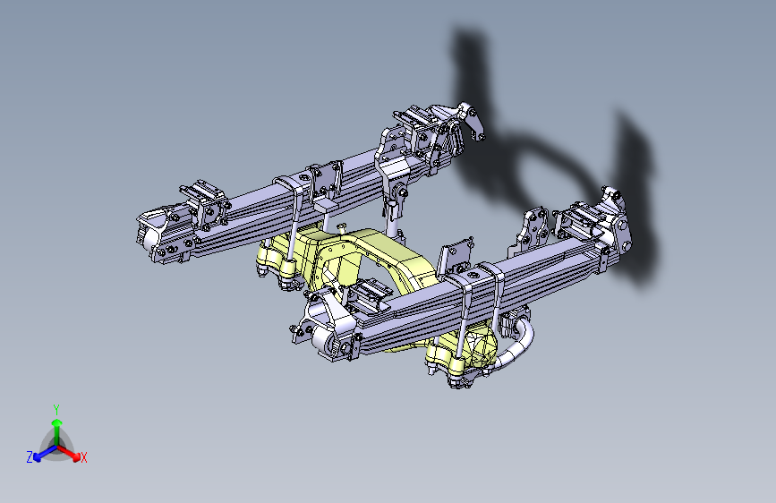 货车悬架板簧总成1316012