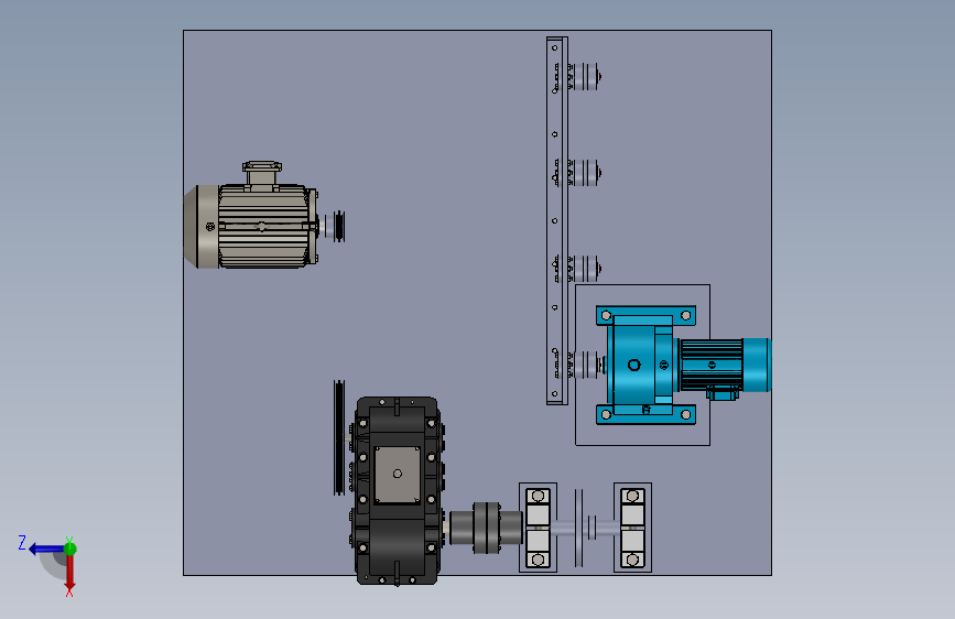 钢筋折弯机及CAD装配图894398