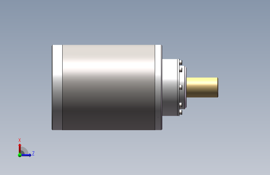 电主轴三维图 1585833