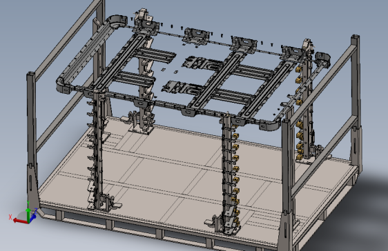 电池下壳跷跷板料架1669633