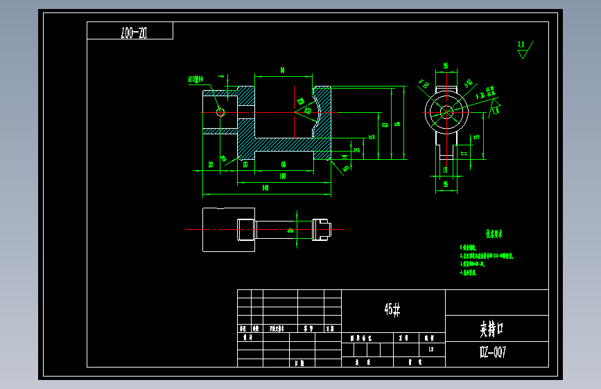 大枣振动收获机图纸10张 336304