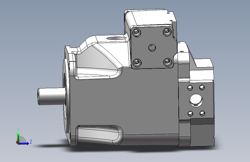 A4VG40泵体三维图总装图783830