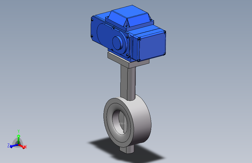 DN50对夹式电动蝶阀