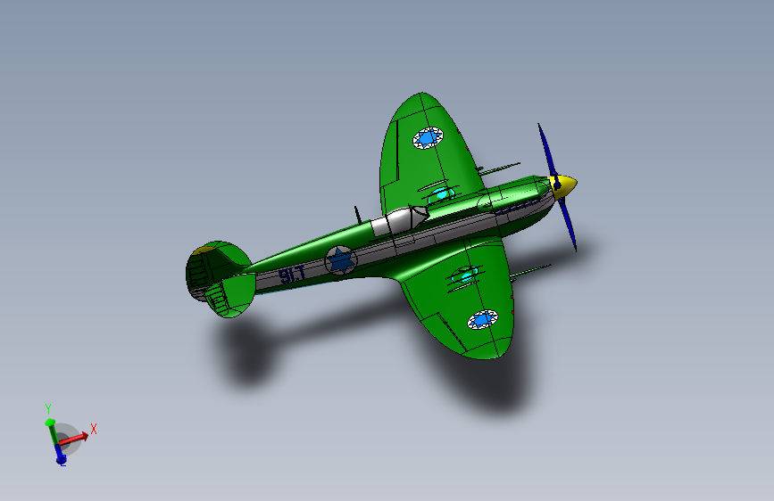 二战英国喷火战斗机