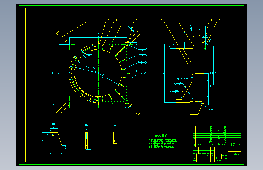 QTZ80塔式起重机关键部件设计套图 1331920