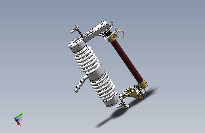 跌落式熔断器RW12瓷和硅胶图纸960805