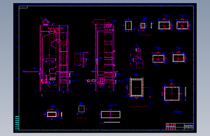 锅炉设计全套图纸413763